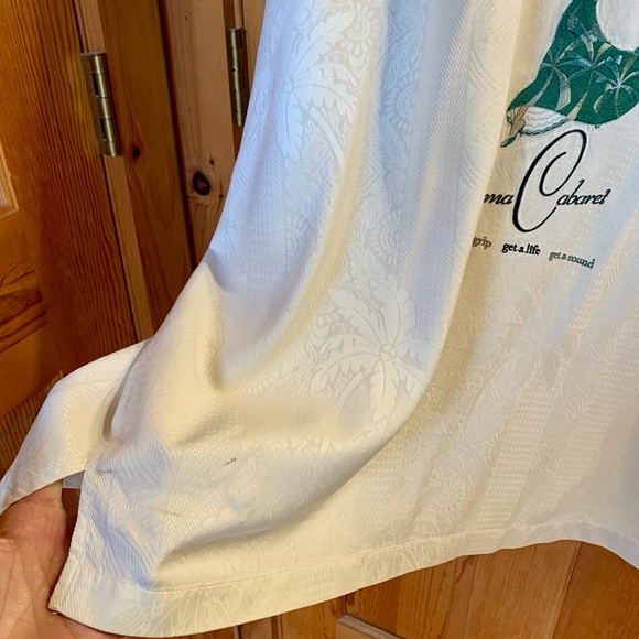 Tommy Bahama XL Tropical Short Sleeve Embroidered Shirt - Picture 6 of 7